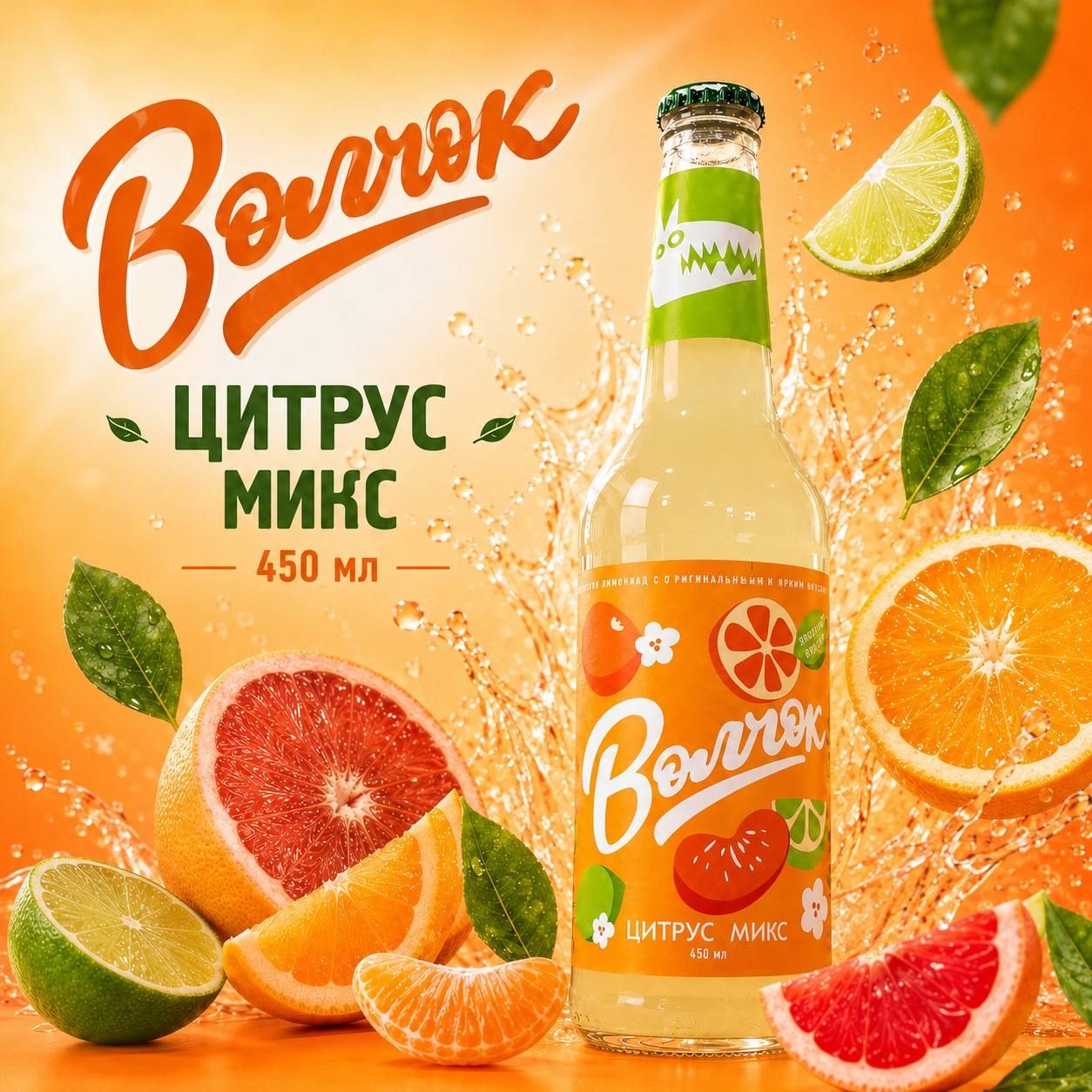 Kraft limunada „Volčok“ Citrus mix