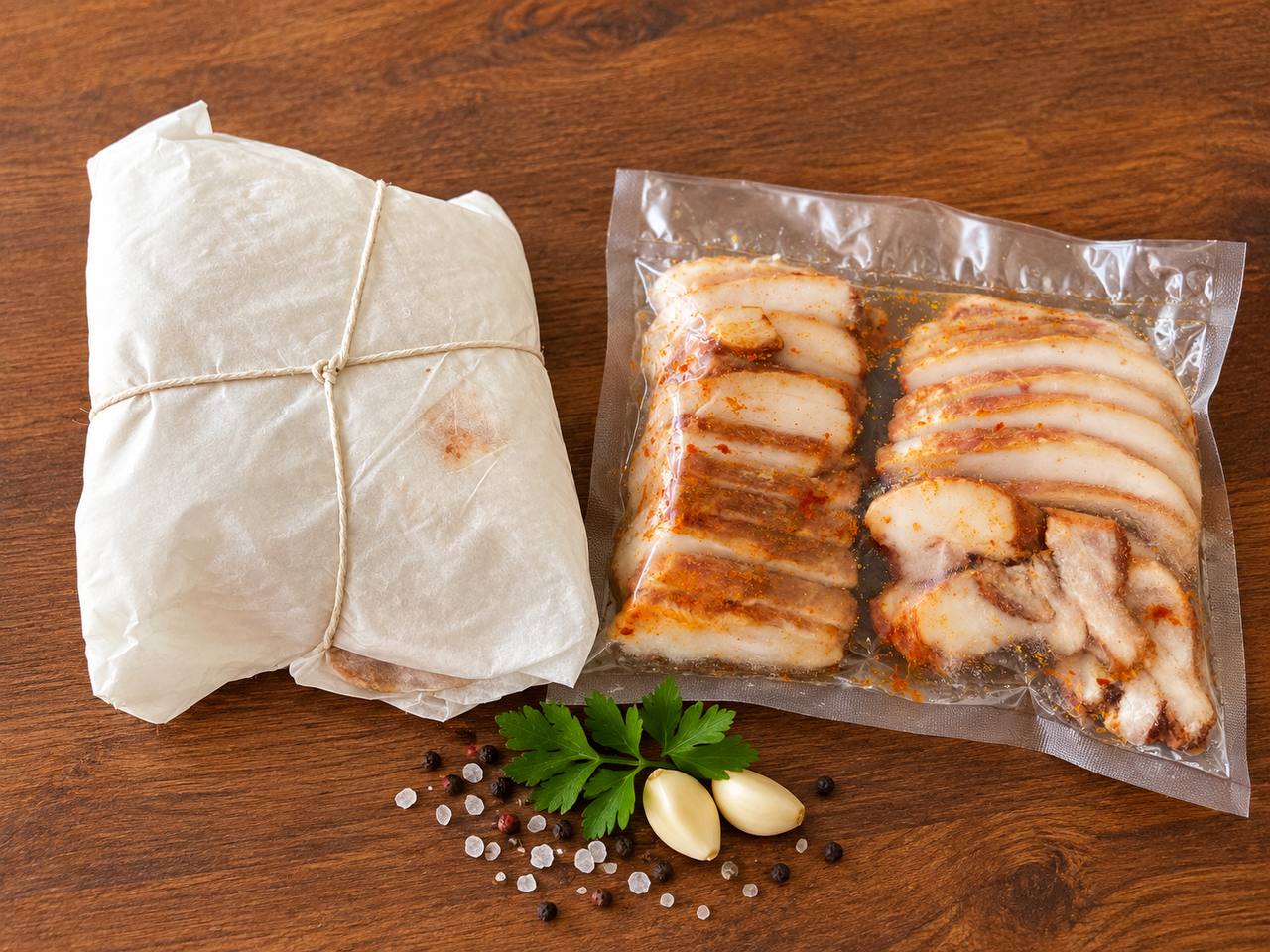 Kuvana slanina sa paprikom, 200 g