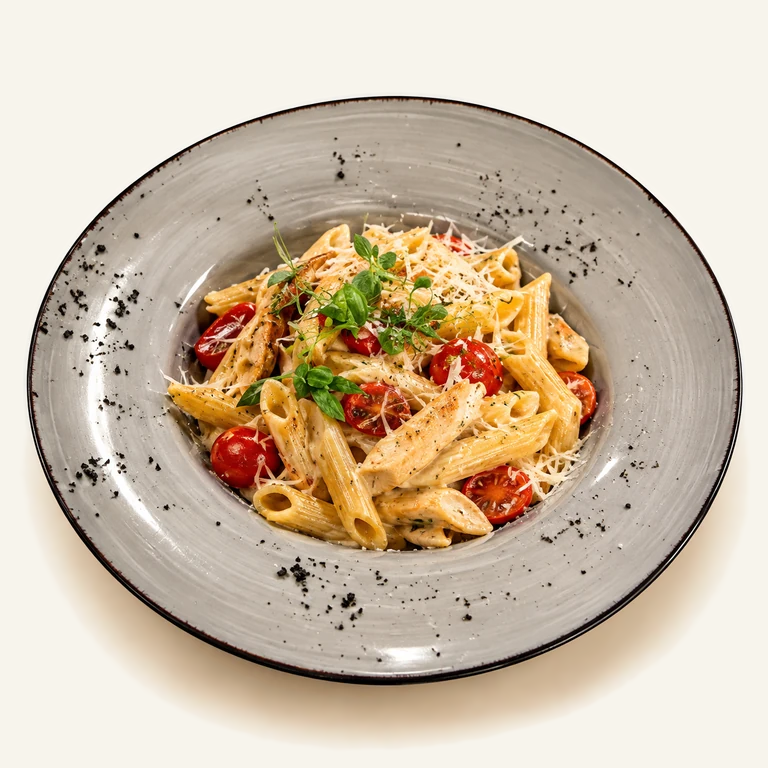 Pasta sa piletinom i čeri paradajzom