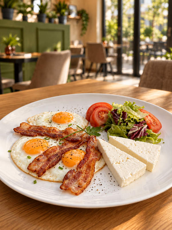 Bacon and eggs