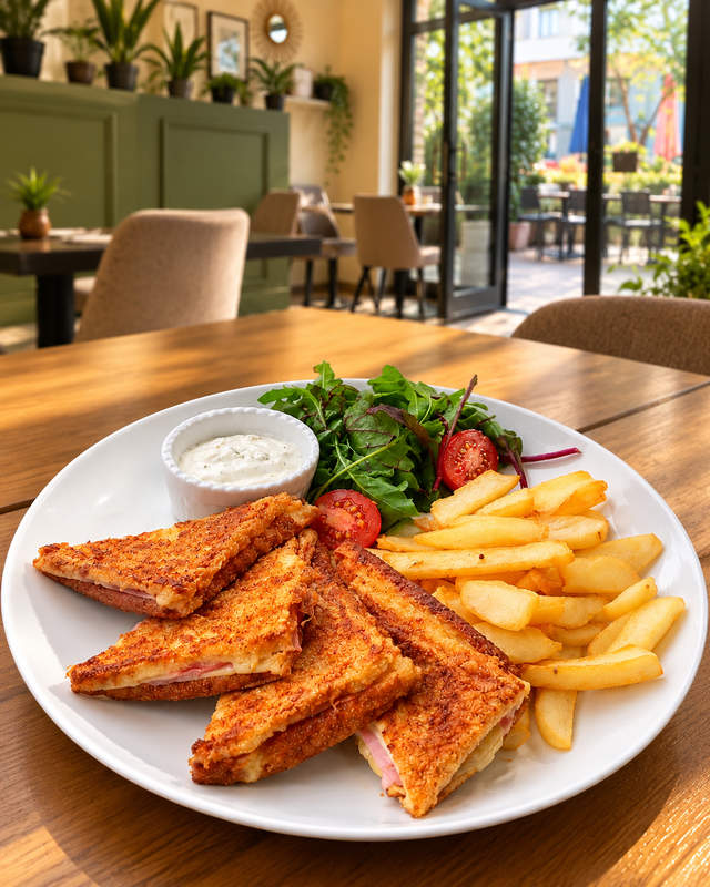 Stuffed savoury French toast