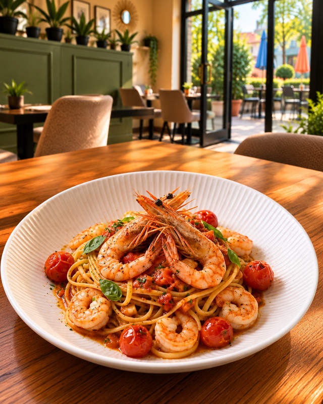Linguine ai gamberi