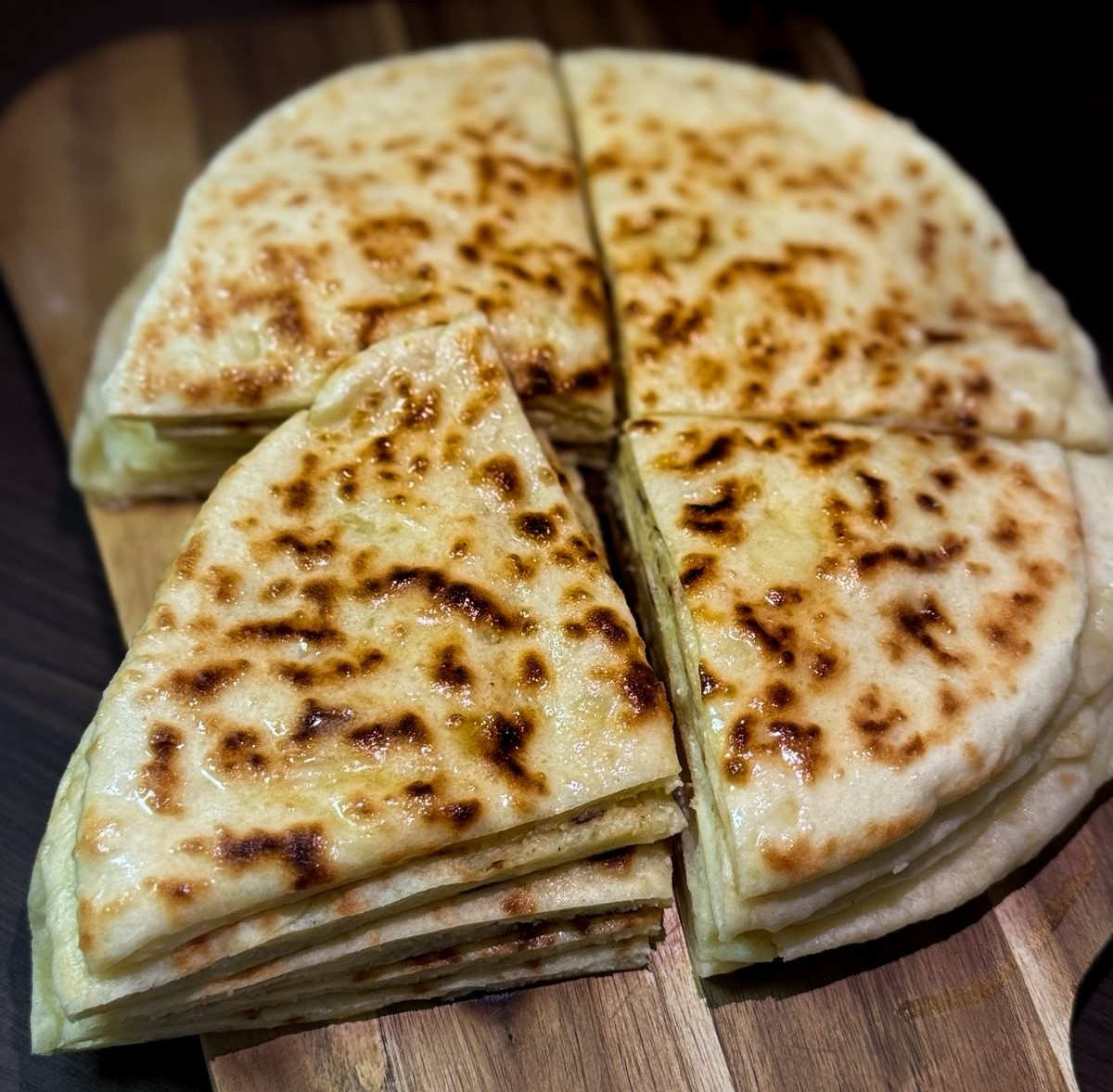 Хычины с картофелем и сыром
