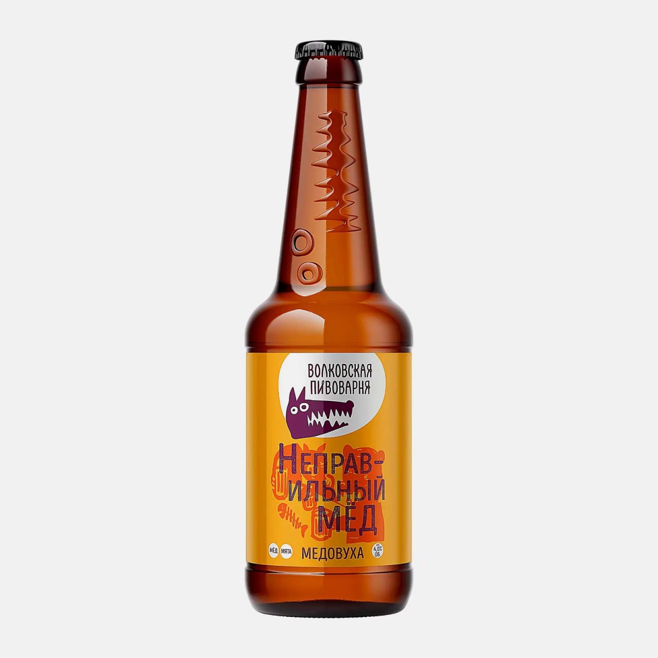 Fermentisani napitak od meda „Medovuha“, Volkovskaya pivara, 450 ml