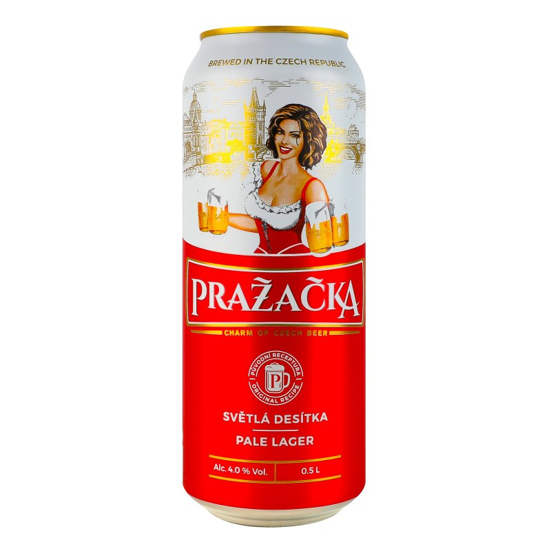 Pivo „Prazacka“, 0,5 l