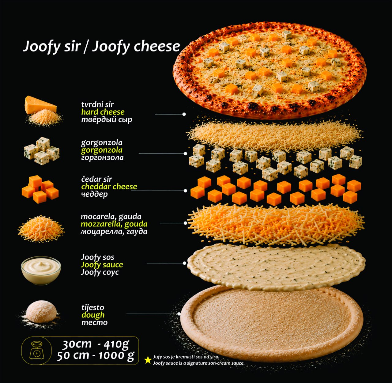 Pizza "Joofy sir" 30 cm