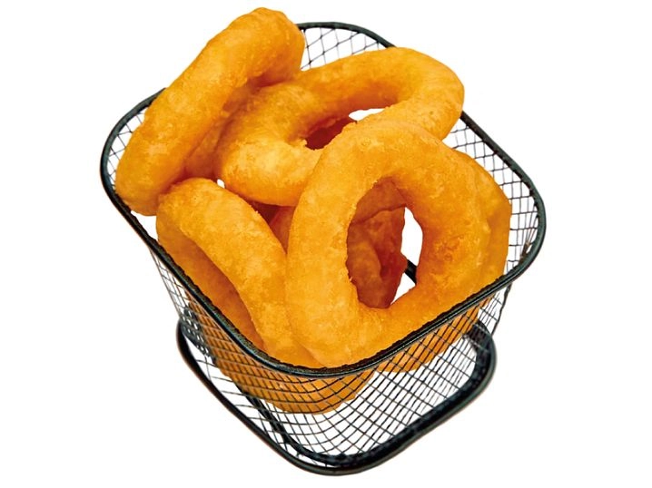 Pane edilmiş deniz ürünleri halkaları