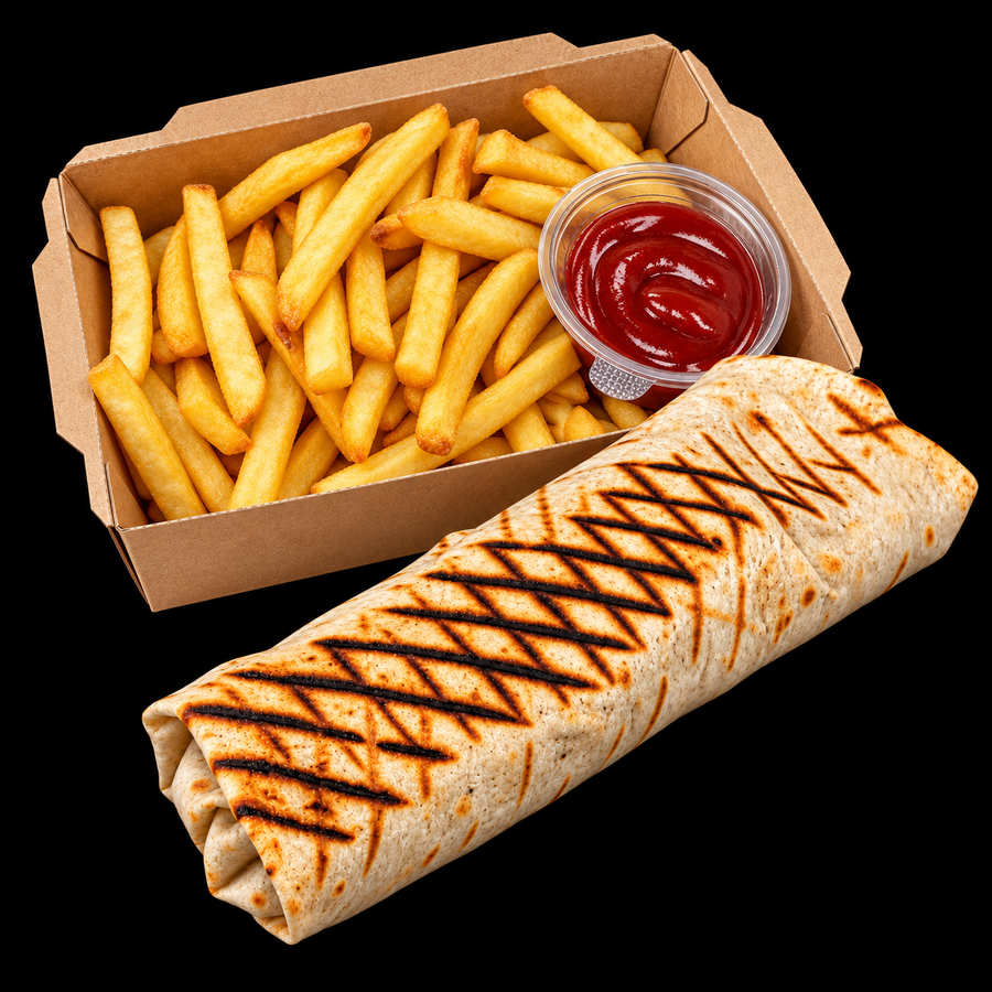 Doner + pomfrit