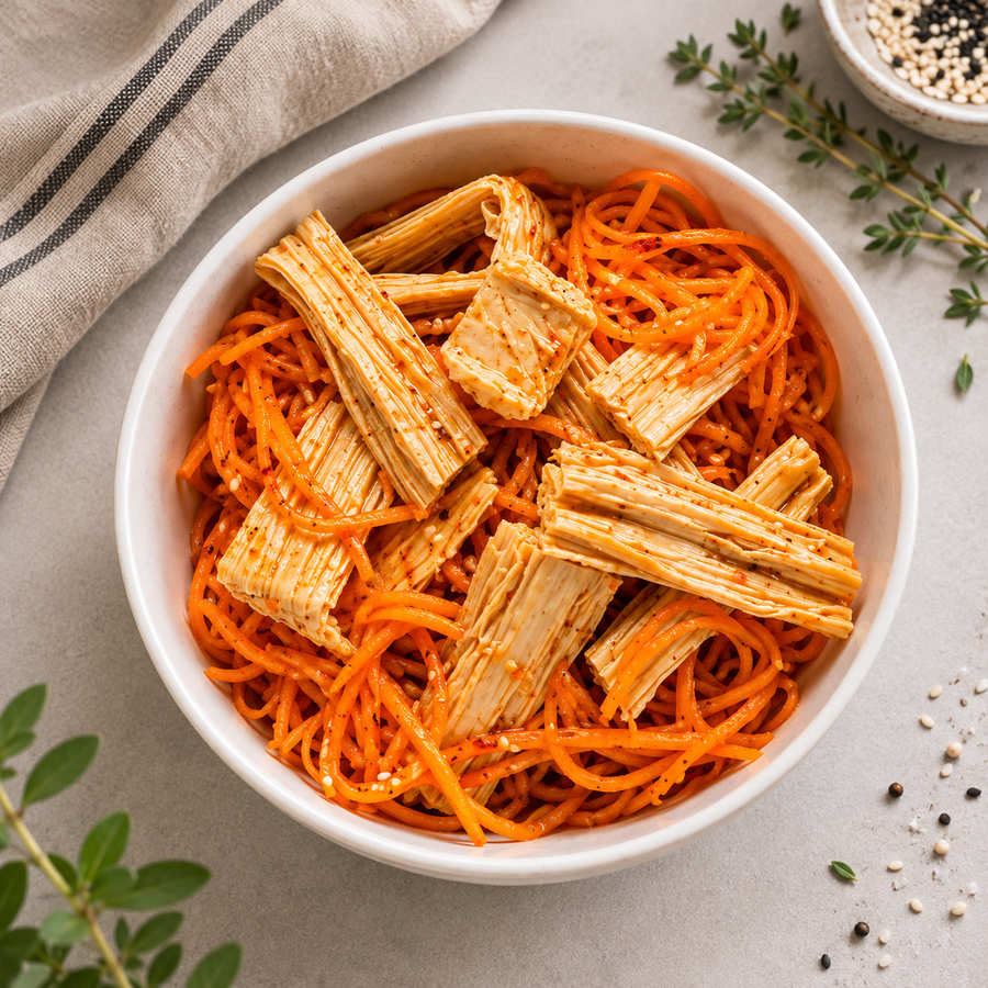 Salata od špargle i šargarepe na korejski način