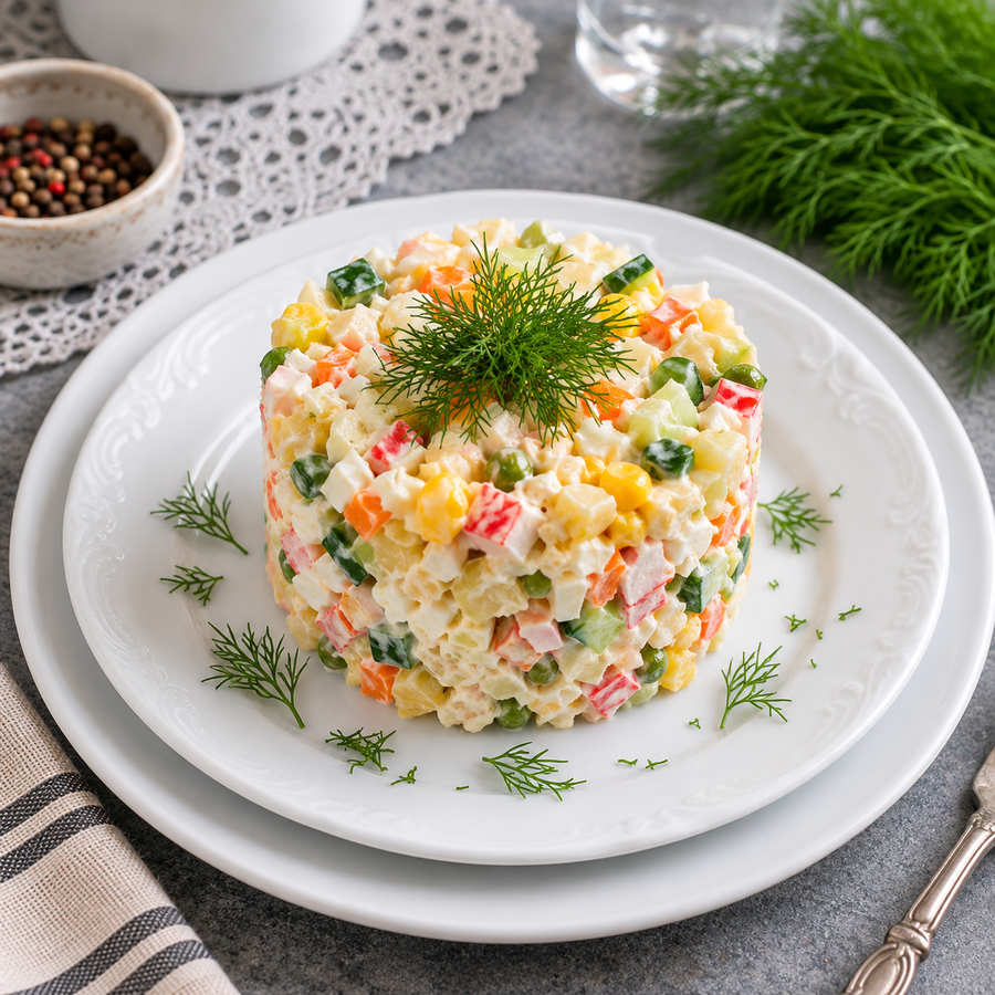 Salata od rakovih štapića