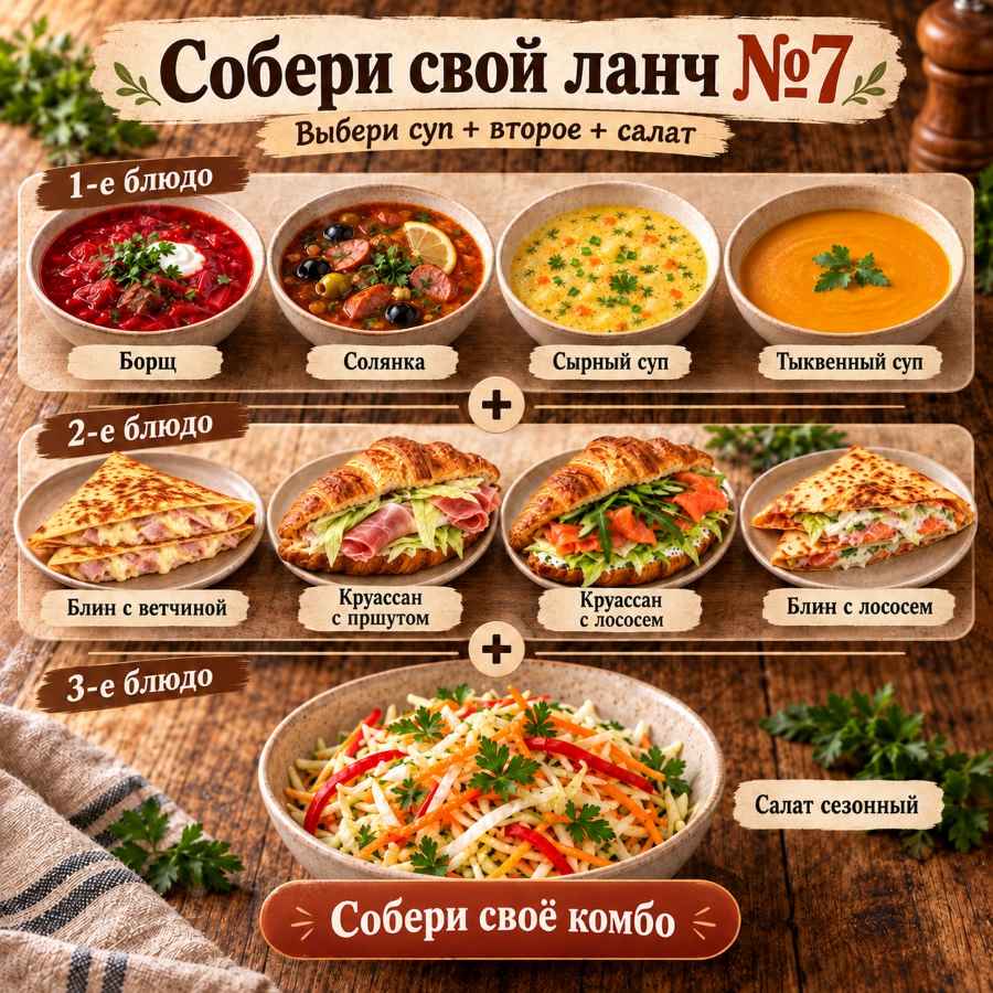 Ručak br. 7 — Sastavi svoj obrok!