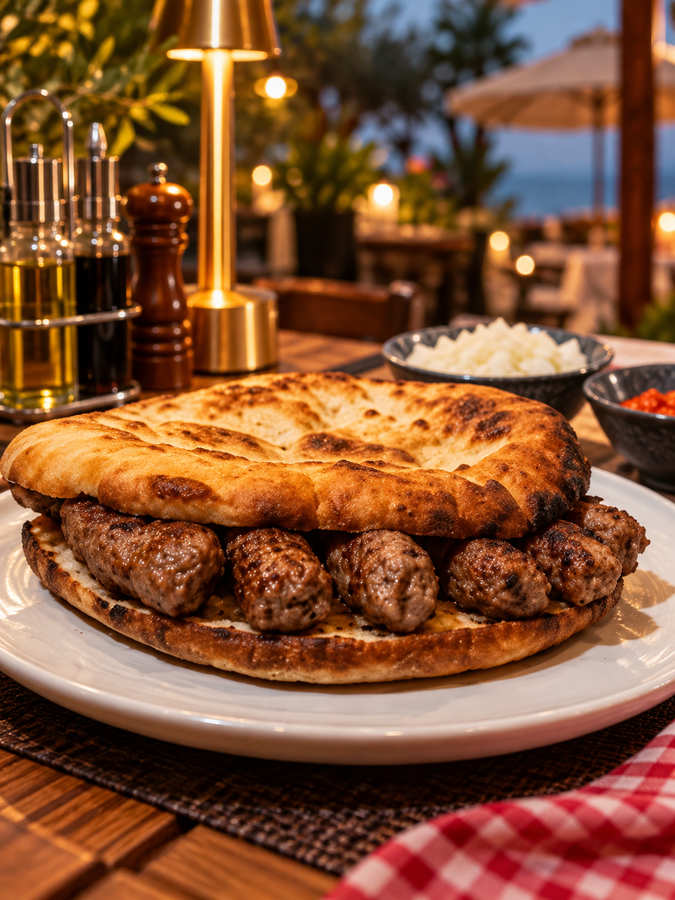 Ćevapi u lepinji, 5 komada