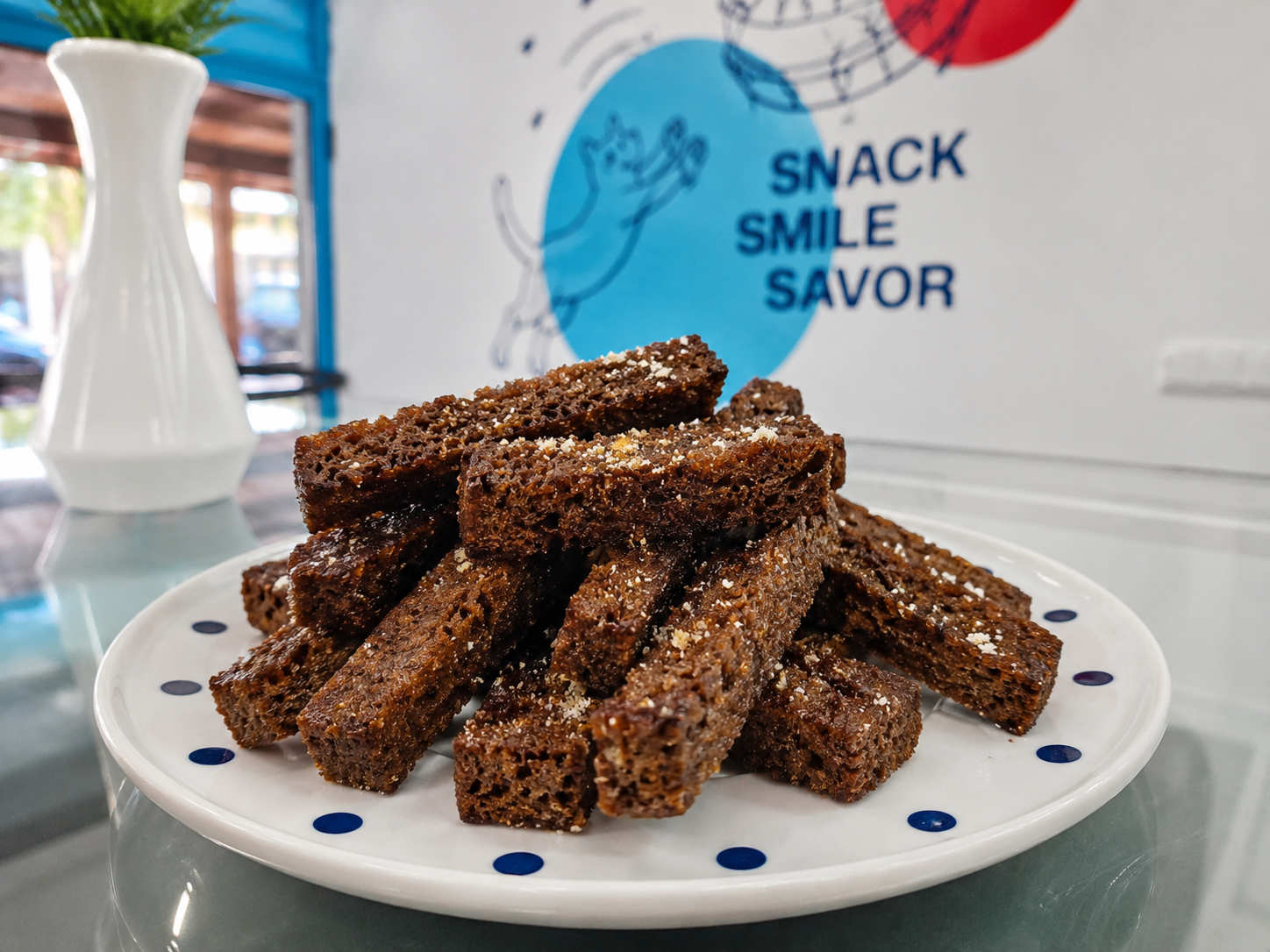 Garlic Rye Croutons