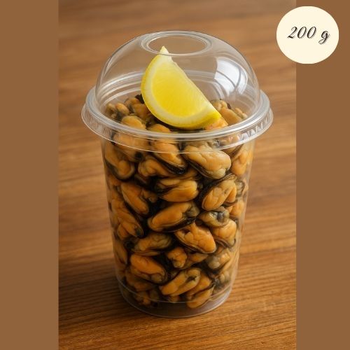 Boiled mussels