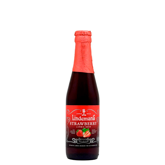 Пиво Lindemans STRAWBERRY 250 мл 3.5% алк. скло
