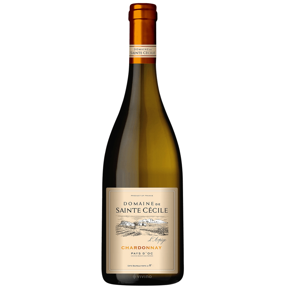 Вино (Франція) Dom. de Sainte-Cécile Chardonnay сухе біле 14% alc. 750 мл