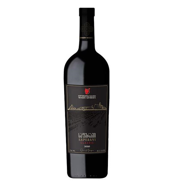 Вино (Грузія) Khareba Saperavi Classic сухе червоне 13.5% alc. 750 мл