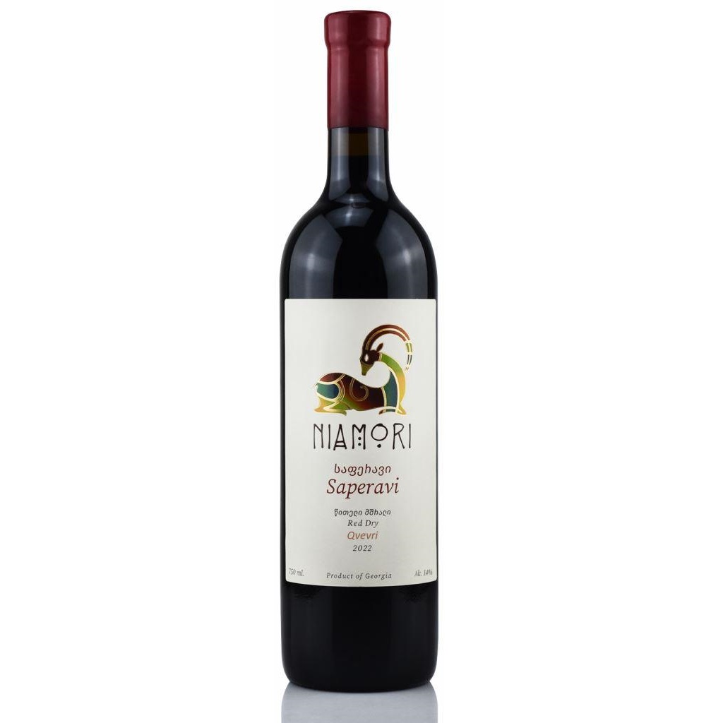 Şarap (Gürcistan) Niamori Saperavi Qvevri kuru kırmızı 14,0% alkol 750 ml