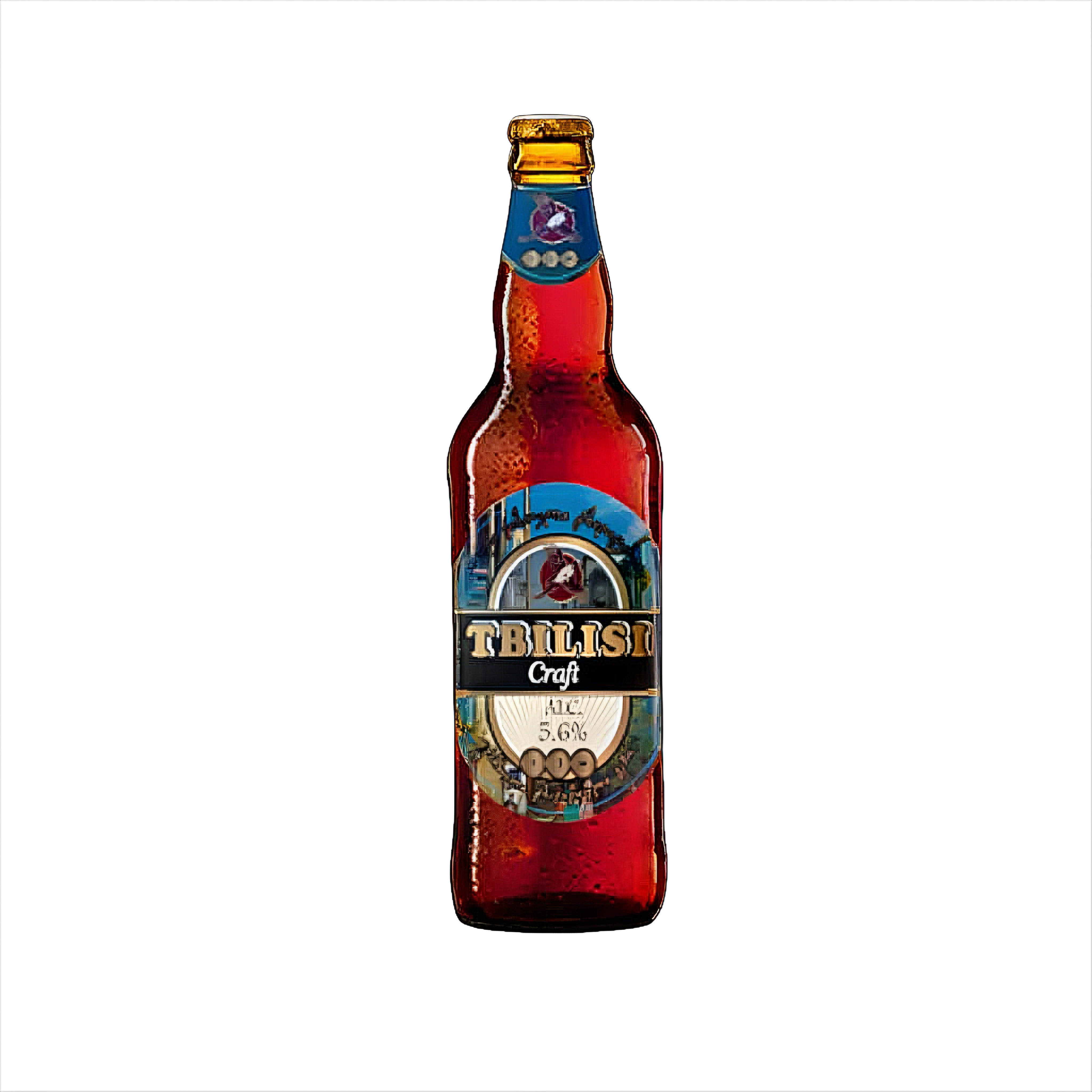 Пиво Tbilisi CRAFT напівтемне 5.6% alc. 500 мл скло