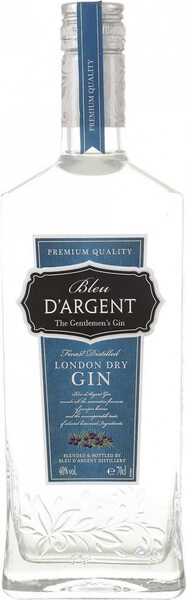 Джин (Франція) Bleu d'Argent London Dry 40% алк. 700 мл
