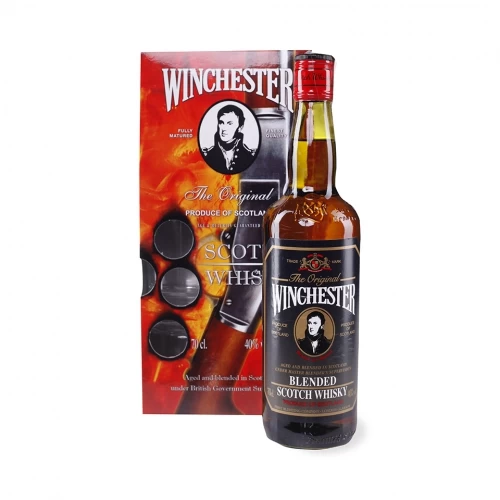 Віскі (Шотландія) Winchester 40% alc. 700 ml набір з 2 склянками