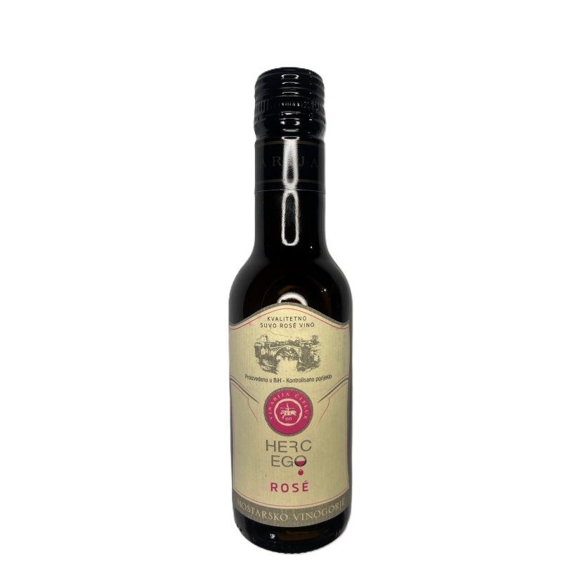 Вино (БіГ) Citluk Hercego Rose сухе розе 12% alc. 187 мл