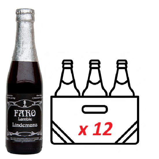Пиво Lindemans FARO-Lambic 12х250 ml 4.5% alc. скло упаковка 12 пляшок
