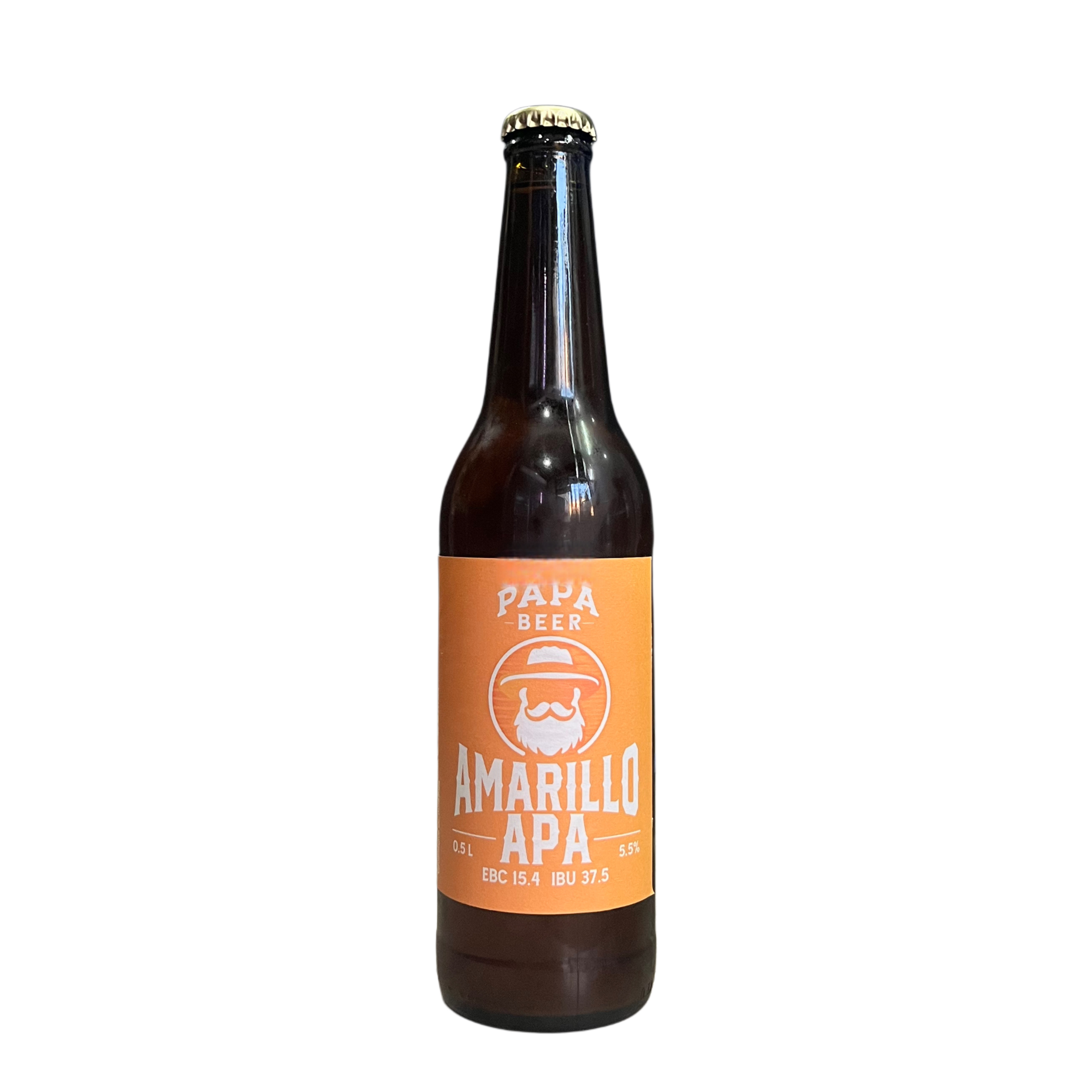 Pivo PapaBeer APA AMARILLO 500 ml staklo