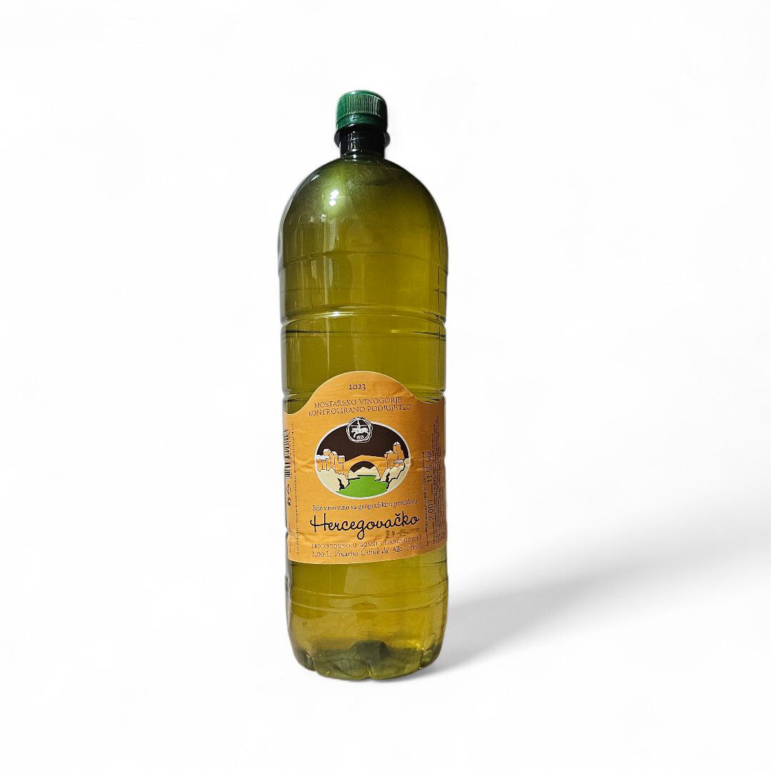 Vino (BiH) Hercegovacko stolno suvo bijelo 11.0% alc. PET 2L