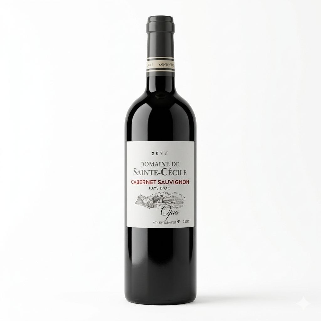 Вино (Франція) Dom. de Sainte-Cecile Cabernet Sauvignon сухе червоне 14.5% alc. 750 мл