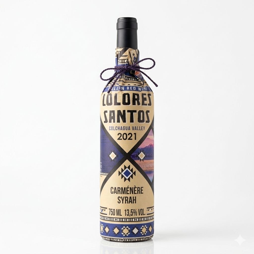 Вино (Італія) Colores Santos Carmenere - Syrah сухе червоне 12,5% алк. 750 мл