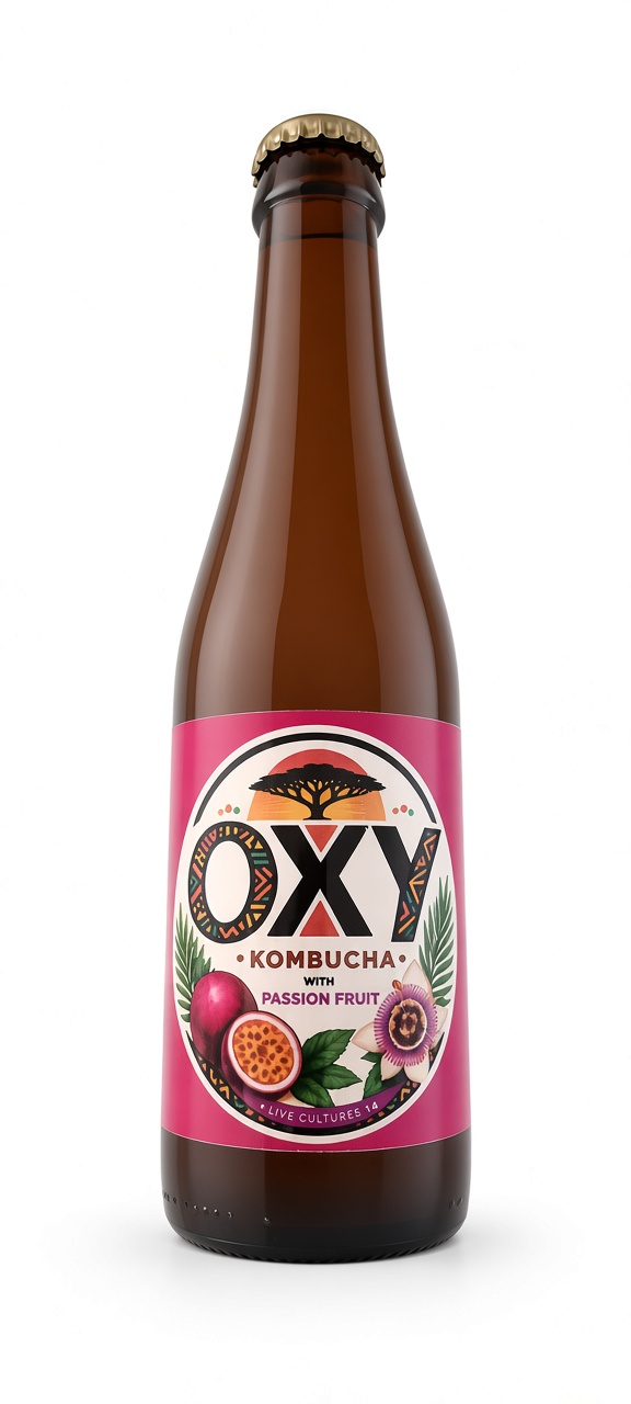Kombucha OXY Çarkıfelek meyvesi 250 ml