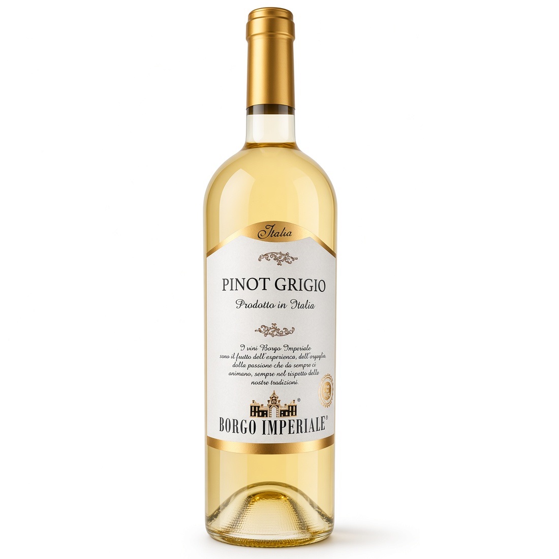 Vino (Italija) Borgo Imperiale Pinot Grigio suvo bijelo 12% alc. 750 ml