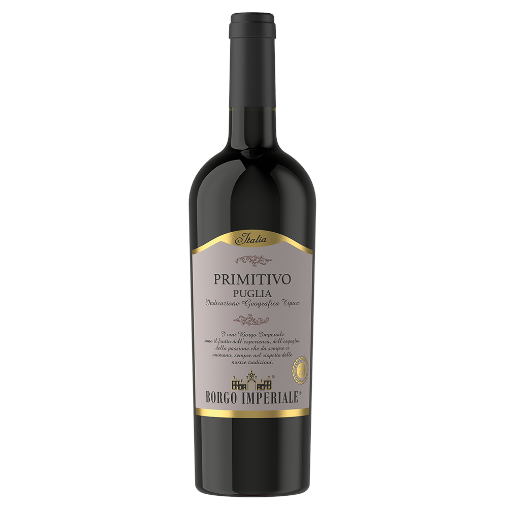 Vino (Italija) Borgo Imperiale Primitivo Puglia suvo crno 13.5% alc. 750 ml