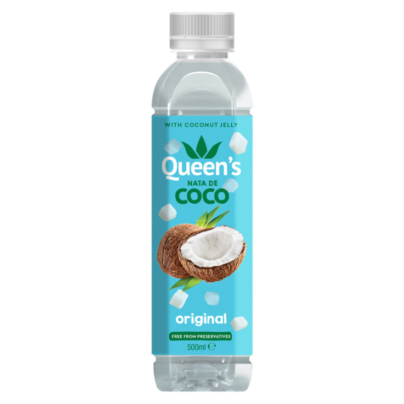 Napitak Queen's Nata de Coco Original sa komadićima kokosa 0,5 L PET