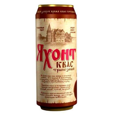 Yakhont Trapezny Kvas İçeceği, 450 ml teneke kutu