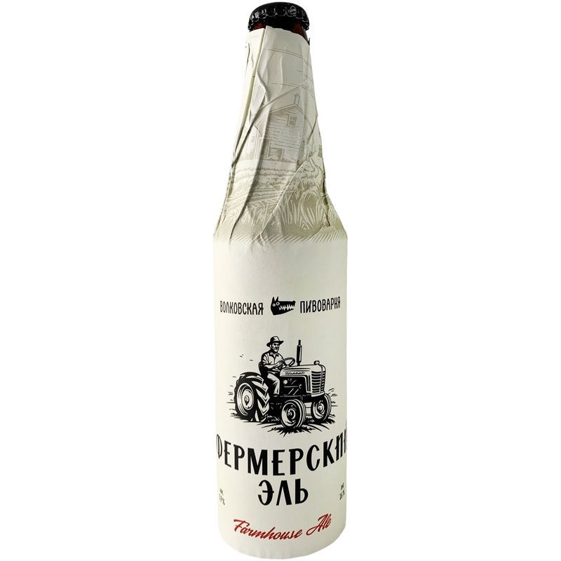 Bira Volkovskaya Bira Fabrikası Çiftlik Ale’i %5,2 alk. 450 ml cam şişe