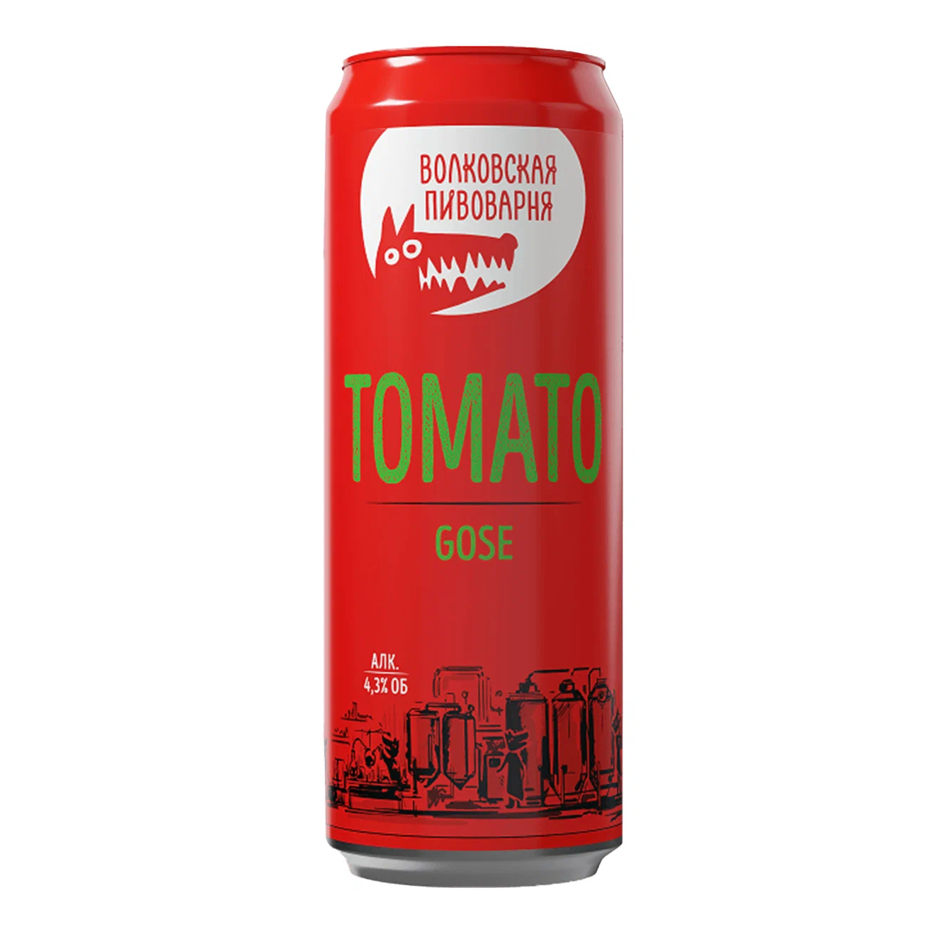 Volkovskaya Bira Fabrikası Domates Gose Birası, %4,3 alkol, 450 ml teneke kutu