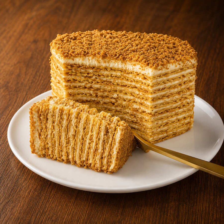 Medovik (Ballı Pasta)