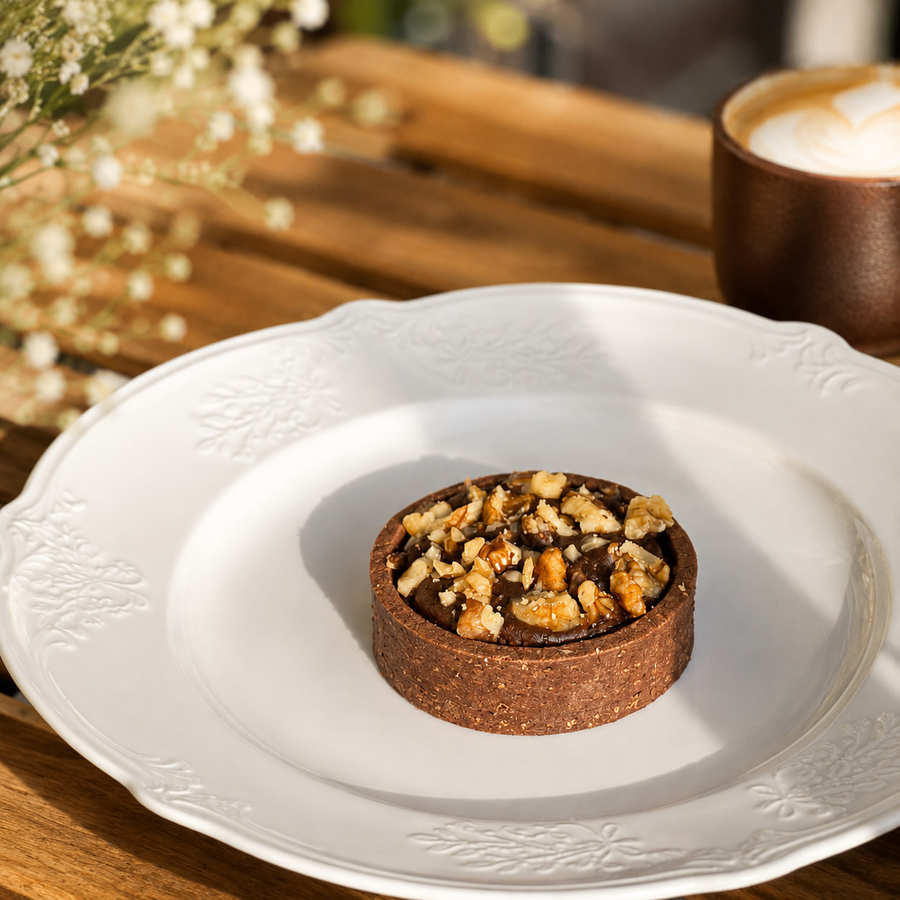 Brownie tart