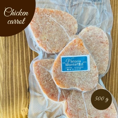 Frozen Kids' Chicken & Carrots Patties 500 g
