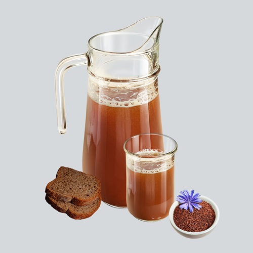 Kvass with chicory (dark), 1L