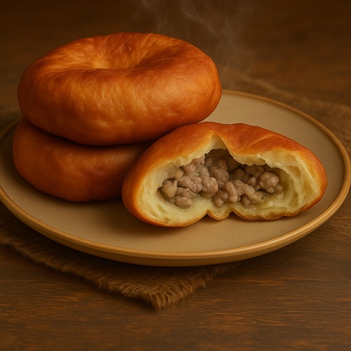 Fried Dough With Meat (Belyash) 1 pc