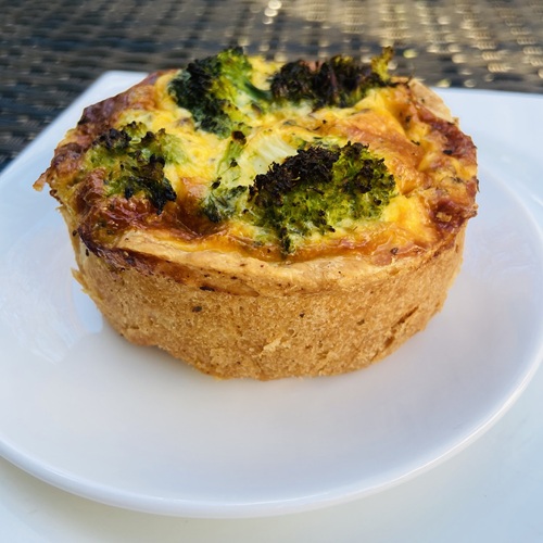 Quiche with Chicken and Broccoli 1 pc