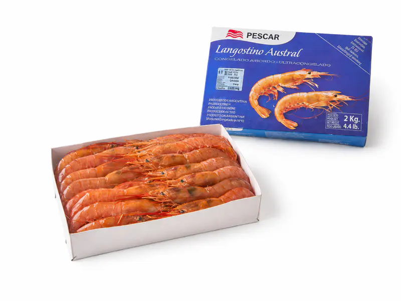 Argentinske kozice L2, 2 kg