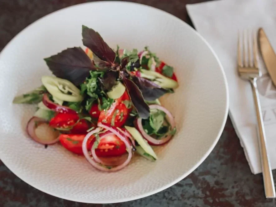 Georgian-style vegetable salad